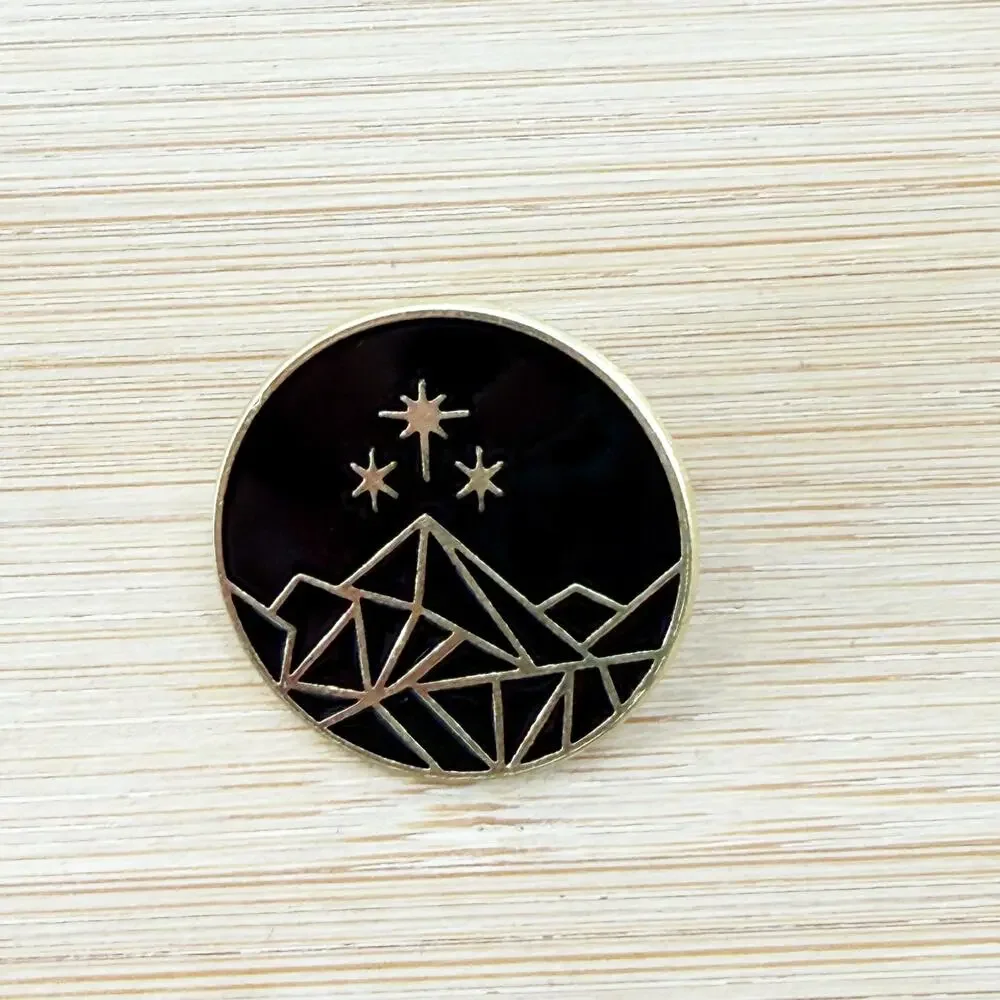 Velaris City of Starlight Enamel Pin – ACOTAR Night Court Badge